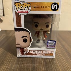 HOLLYWOOD EXCLUSIVE METALLIC Alexander Hamilton Funko Pop Broadway #01 Limited