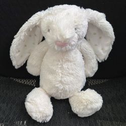 Jellycat Bunny Rabbit 11” Off White/Cream Plush Soft Toy Stuffed Animal Baby toy  Washed with detergent & sanitizer  Comes from pet free smoke free ho