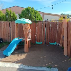 Little Tikes swing set and slide