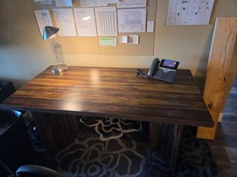 Executive Desk Brown 63 wide 31 deep 30 high