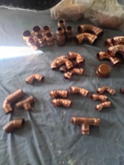 Misc.Copper Fittings For Sale 