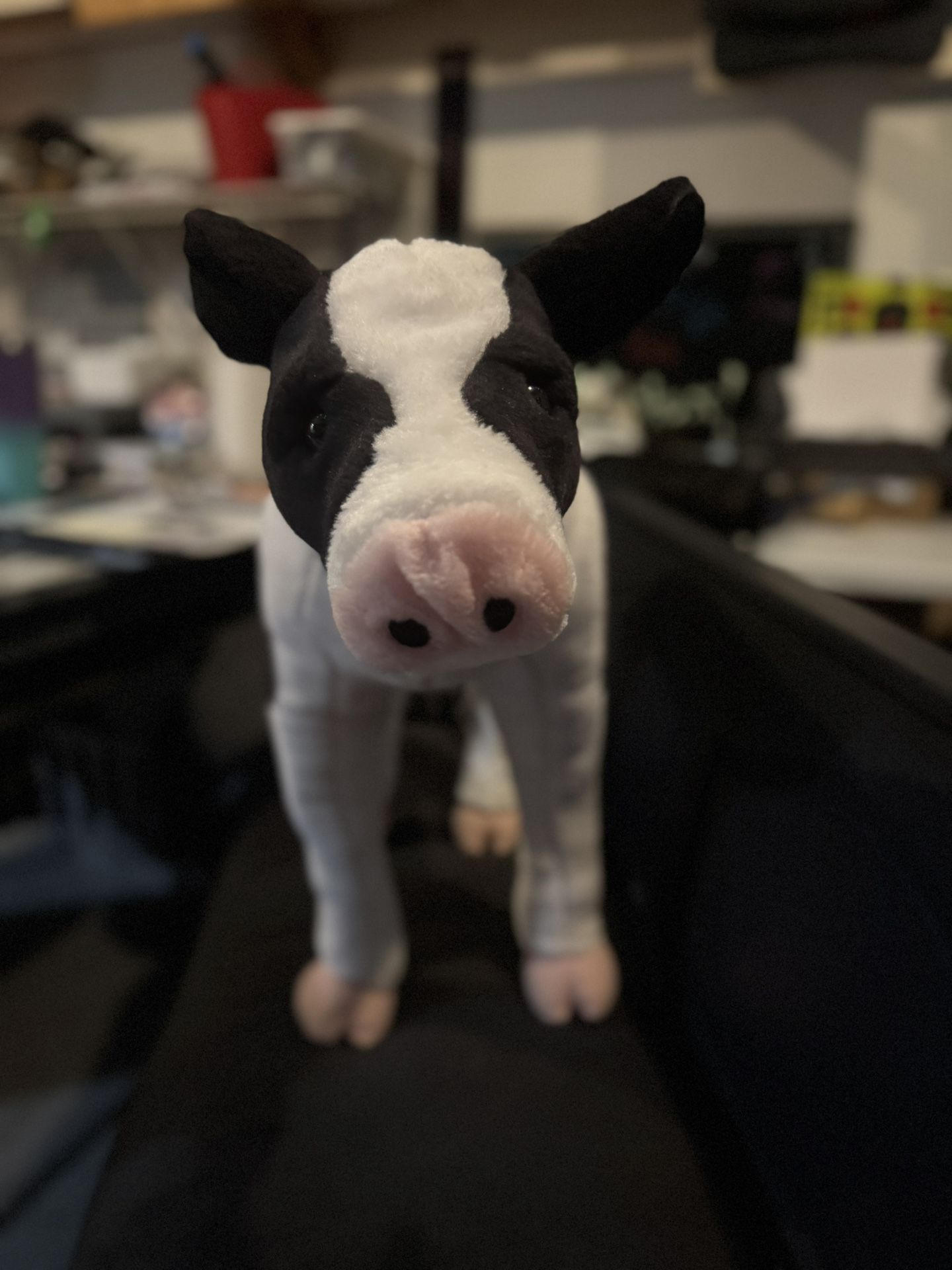 Self Standing Stuffed Calf