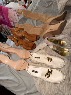 5 pair of heels and shoes. 2 pairs Gianni Bini size 9-9.5