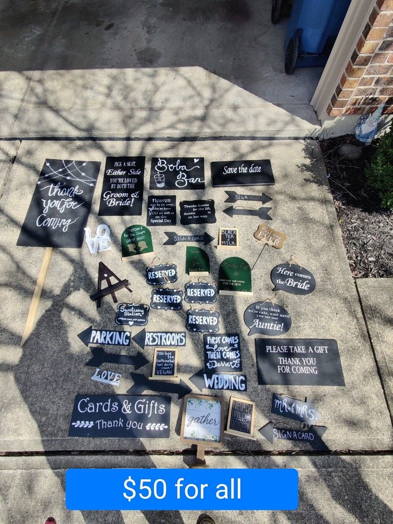 Wedding Signs