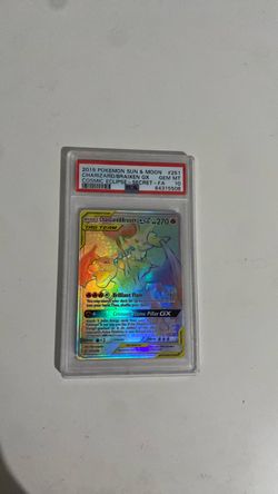PSA 10 Charizard & Braixen GX Secret Rare #251