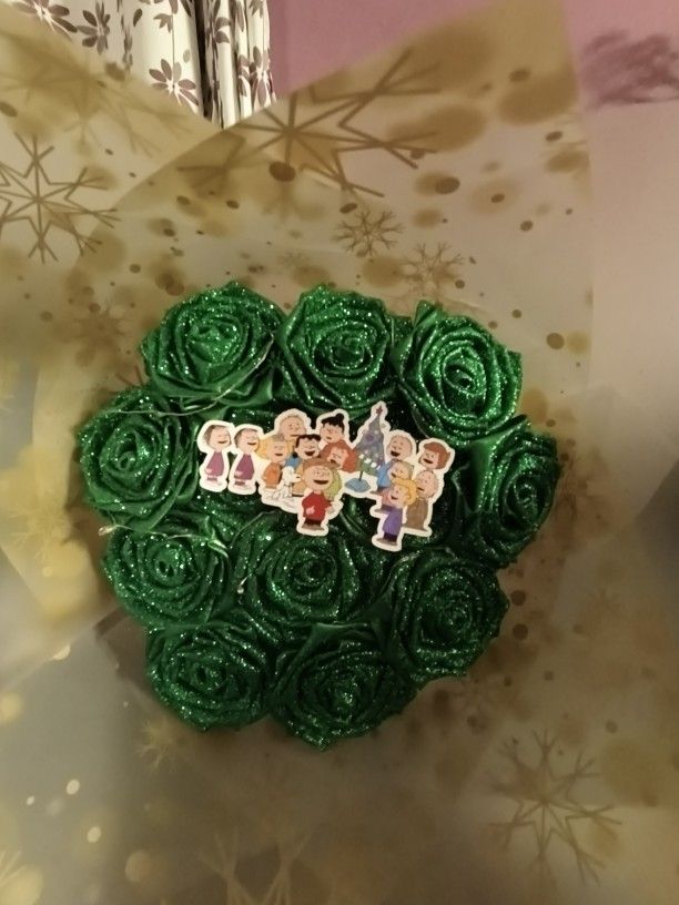 Snoopy Eternal Rose Bouquet 