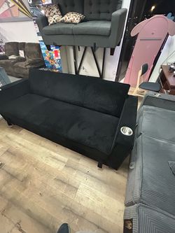 Convertible sofa bed with storage / financing available