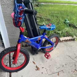 Kids Spider-Man Bike