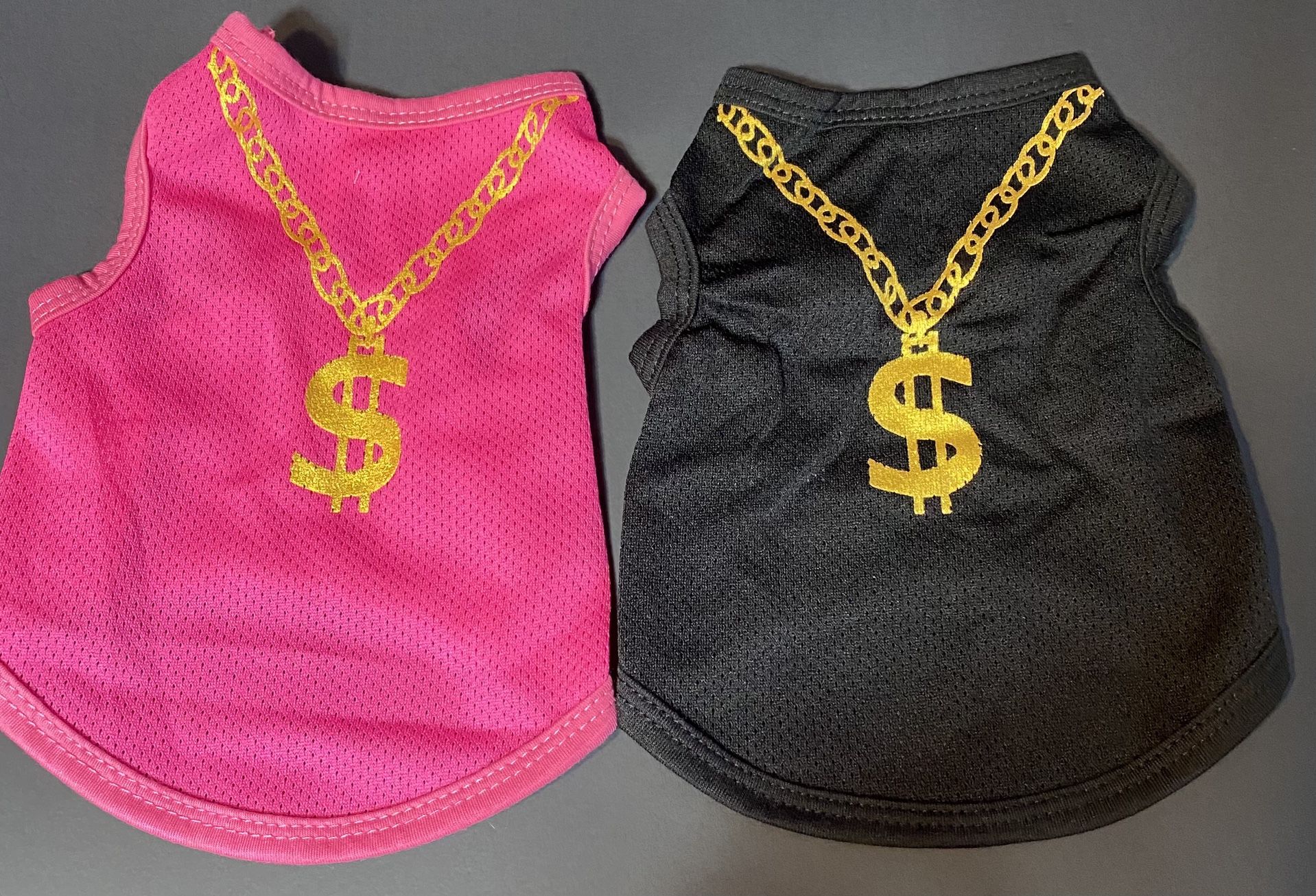 Gold Chain Dog Summer Vest