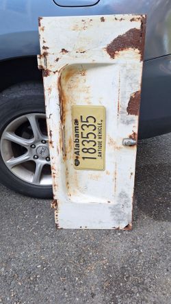VINTAGE VOLKSWAGEN BUS TRANSPORT VAN ENGINE COVER DECK LID VW ANTIQUE PLATE