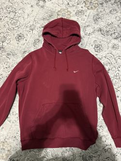 mens red nike hoodie