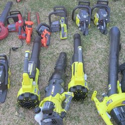 Ryobi Chainsaw & Leaf Blower