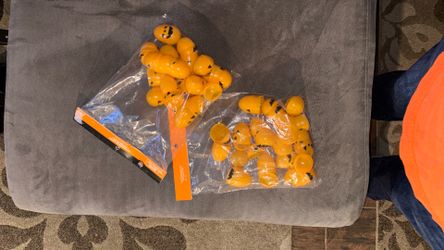 Halloween Pumpkin Plastic Eggs 