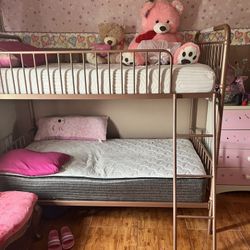 Rose Gold Bunk Bed