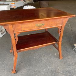 1940s Single Drawer Table