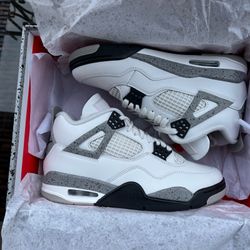 The Air Jordan 4 Retro 'White Cement' FV5029-100 in size 7 for men