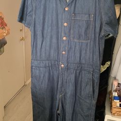 Women’s M Levi’s Denim Jumpsuit 