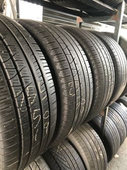 255/50/19 used tires 255-50-19 llantas usadas