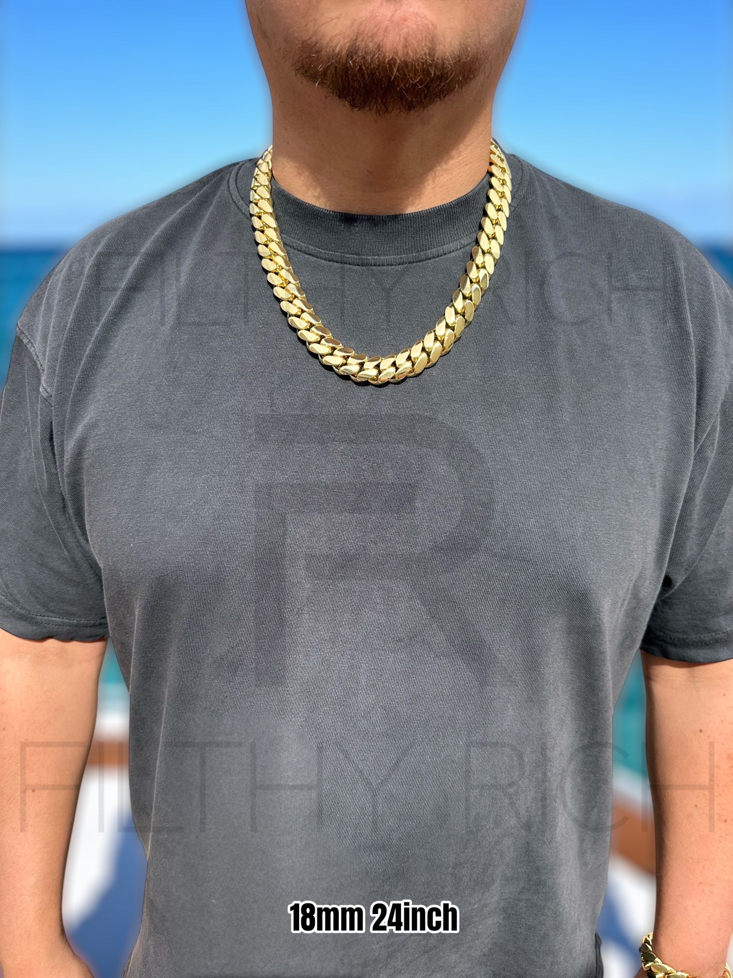 Cuban Link 14k Gold Plated