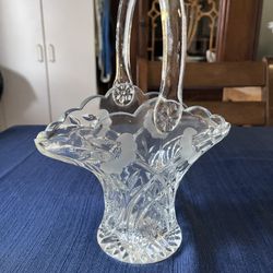 Princess House Crystal Basket