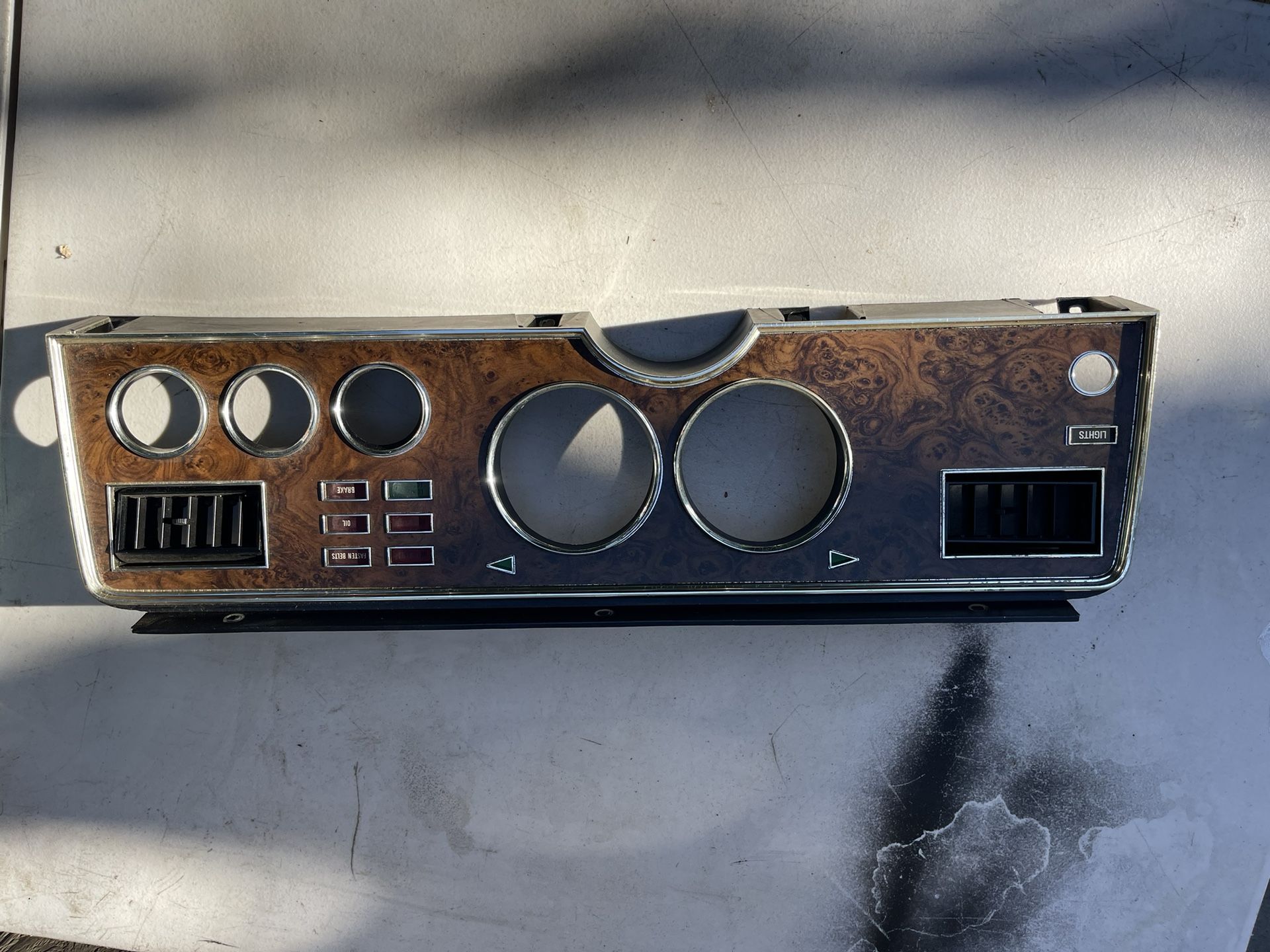 1974 75 76 77 78 OEM FORD MUSTANG II INSTRUMENT BEZEL DASH CLUSTER