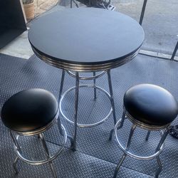 Bar Stool Table Set