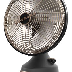 Vornado Alchemy Silver Swan Fan In Gunmetal 