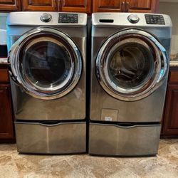 washer and dryer +2 pedestals