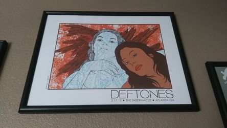 2013 Deftones poster