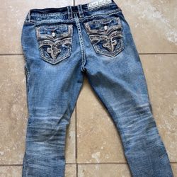 Rock Revival Women Skinny Jean Size 29