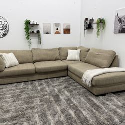 Cream Sectional Couch - Free Delivery 