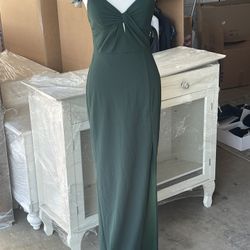 Dress Size 2- Hunter Green