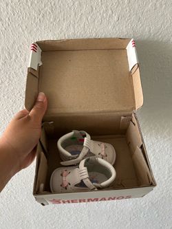3 Hermanos baby girl leather shoes