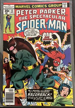 Peter Parker The Spectacular Spider-Man #13 Dec (Marcel,1977)