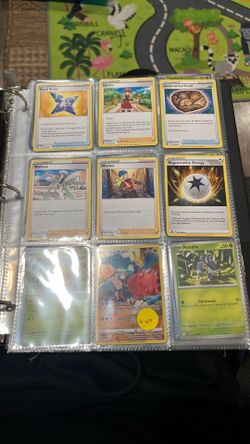Partial Pokémon binder silver tempest