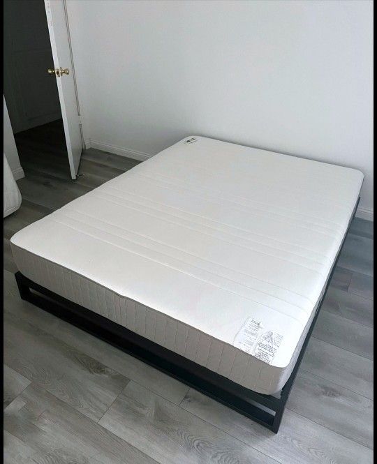 Excellent Queen Ikea Haugesund Mattress and Box Spring