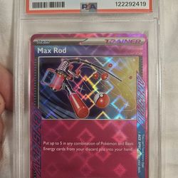 Pokemon card - Max rod PSA 9