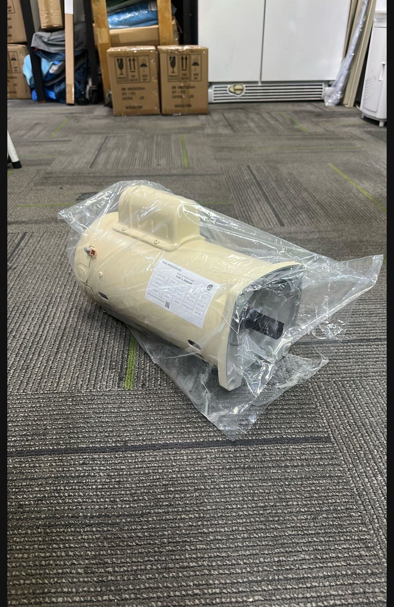 Whisperflo Almond 3/4 HP Pump Motor Replaces (355008S) & (B852)