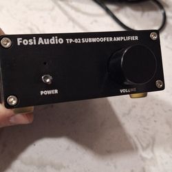 Mini SUBWOOFER  AMP Fosi TP 02  w/Power Co
