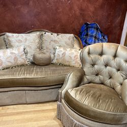 Love  Set. Sofa Chair& Regular Couch