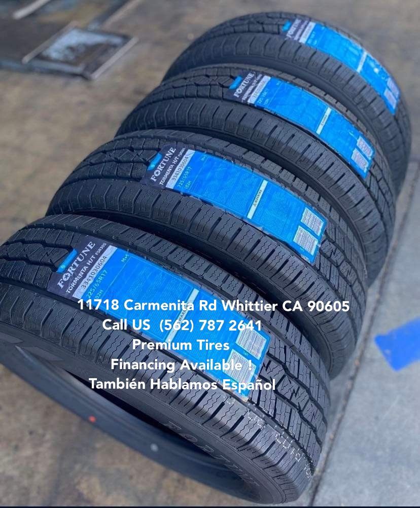 225/65R17 Fortune New Set of Tires FREE Install & Balance Set de Llantas Nuevas Instaladas Y Balanceadas WE FINANCE, Tambien Financiamos ‼️‼️