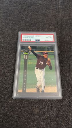 1992 Classic 4 Sport Derek Jeter #231 PSA 8