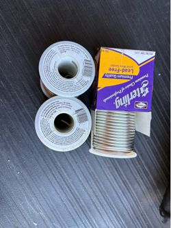 Solid Wire Solder (1 LB Spool) 0.118" Diameter, Lead-Free, Less Than 90% Tin, 4 To 5% Copper, Greater Than 1% Selenium, Premium,