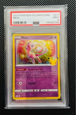 PSA 9 Mew 011/025 2021 Pokemon Celebrations