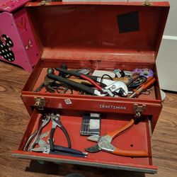 Tool Box With Tools 