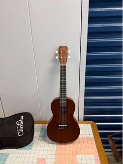 Cordoba Brown Ukulele with case