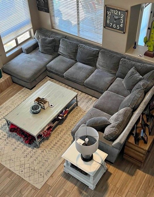 WRAP AROUND BRAND NEW GREY SECTIONAL SAME DAY DELIVERY