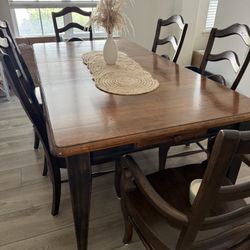 Dinning Table with 6 chairs