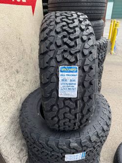 275/65R18 Maxtrek HillTracker All Terrain LT 10 ply brand new 4 tires 275/65/18 llantas