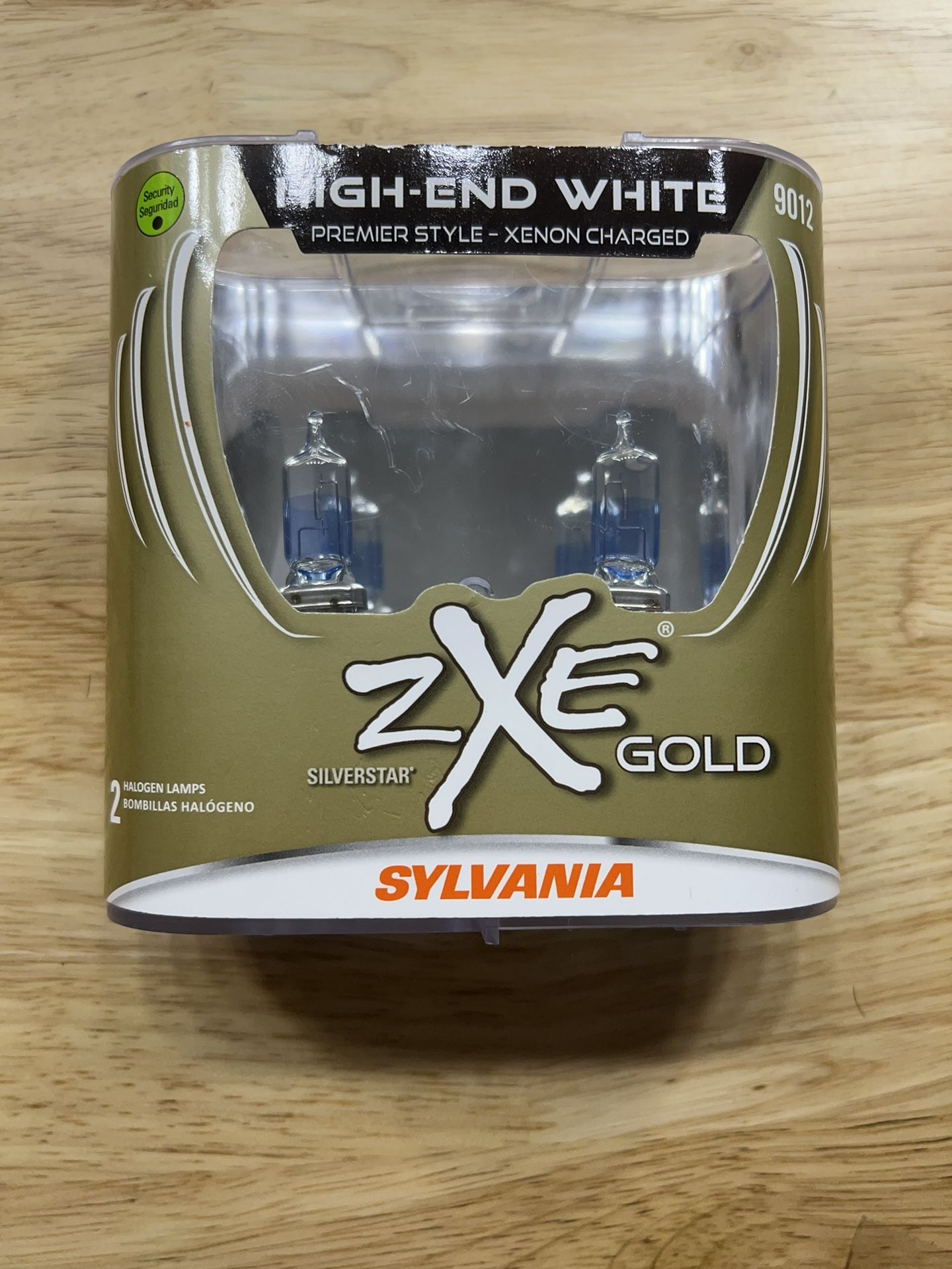 Sylvania 9012 High Performance ZXE Gold Halogen Headlight Bulb